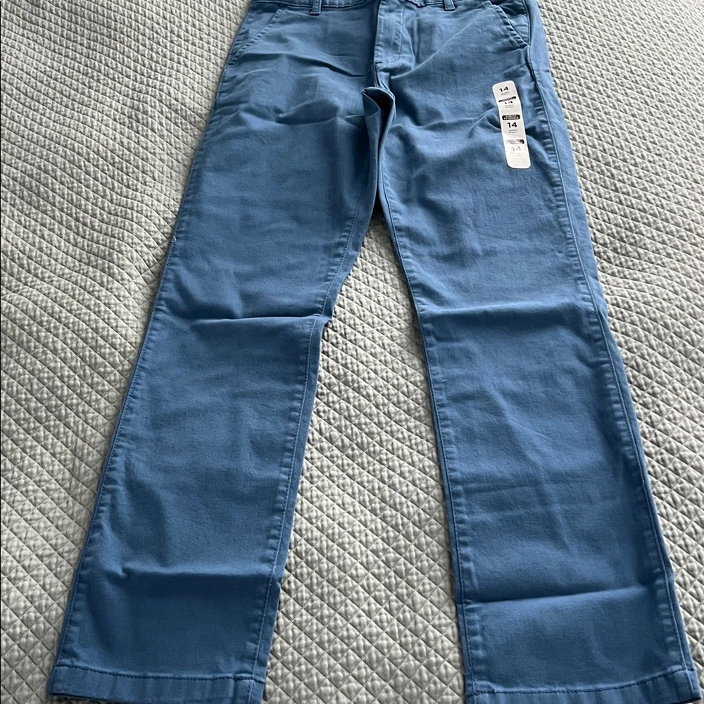 The Children’s Place Boys Uniform Stretch Skinny Chino Pants - Bluestone